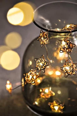 DesignLive Lichterketten-Lichterkette Sterne Silber
