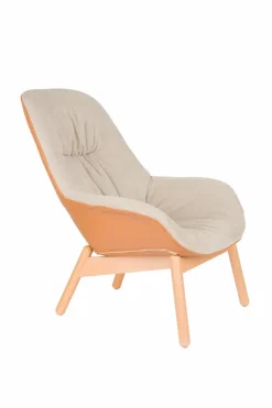 Zuiver Sessel-Longchair Duke Orange