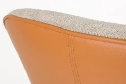 Zuiver Sessel-Longchair Duke Orange