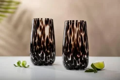 ladelle Gläser-Longdrinkbecher Selena 2tlg. Braun
