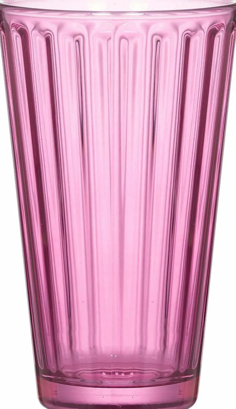 Gläser|Ritzenhoff & Breker Longdrinkglas Lawe 400 ml Rosa