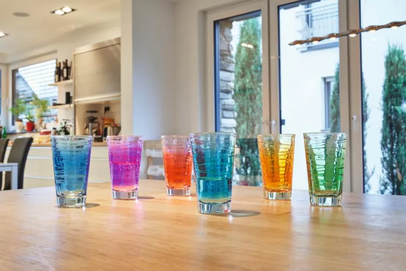 Gläser|Leonardo Longdrinkglas Vario 280 ml Rot