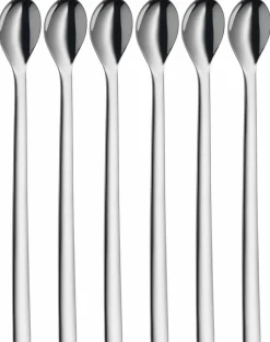 Bar- & Weinzubehör|WMF Longdrinklöffel Nuova 6tlg. Silber