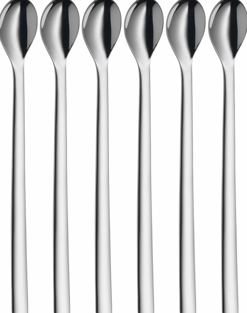Bar- & Weinzubehör|WMF Longdrinklöffel Nuova 6tlg. Silber