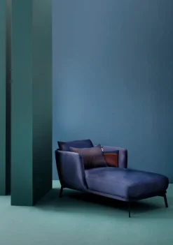 SCHÖNER WOHNEN-Kollektion Relaxliegen|Relaxliegen-Longseat-Sessel Pearl Navy