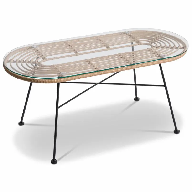 Loungemöbel-Sets| Lounge Set Tahiti 4tlg. Natur