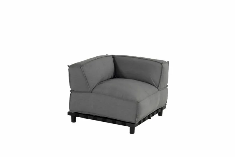 SCHÖNER WOHNEN-Kollektion Gartensofas|Loungesofas-Lounge-Eckmodul Vlieland Grey