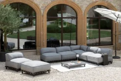 SCHÖNER WOHNEN-Kollektion Gartensofas|Loungesofas-Lounge-Eckmodul Vlieland Grey