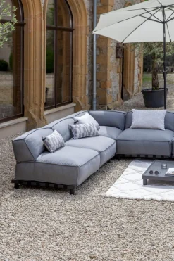 SCHÖNER WOHNEN-Kollektion Gartensofas|Loungesofas-Lounge-Eckmodul Vlieland Grey