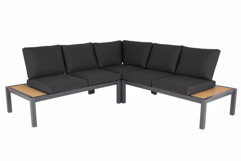 Loungemöbel-Sets|Brafab Loungemöbel Set Elora 3 tlg. Schwarz