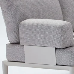 Loungemöbel-Sets|Gartensofas| Loungemöbel Set Cala Lounge Grau / Weiß