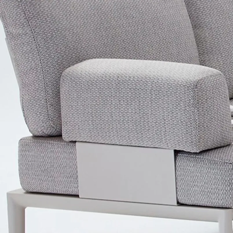 Loungemöbel-Sets|Gartensofas| Loungemöbel Set Cala Lounge Grau / Weiß