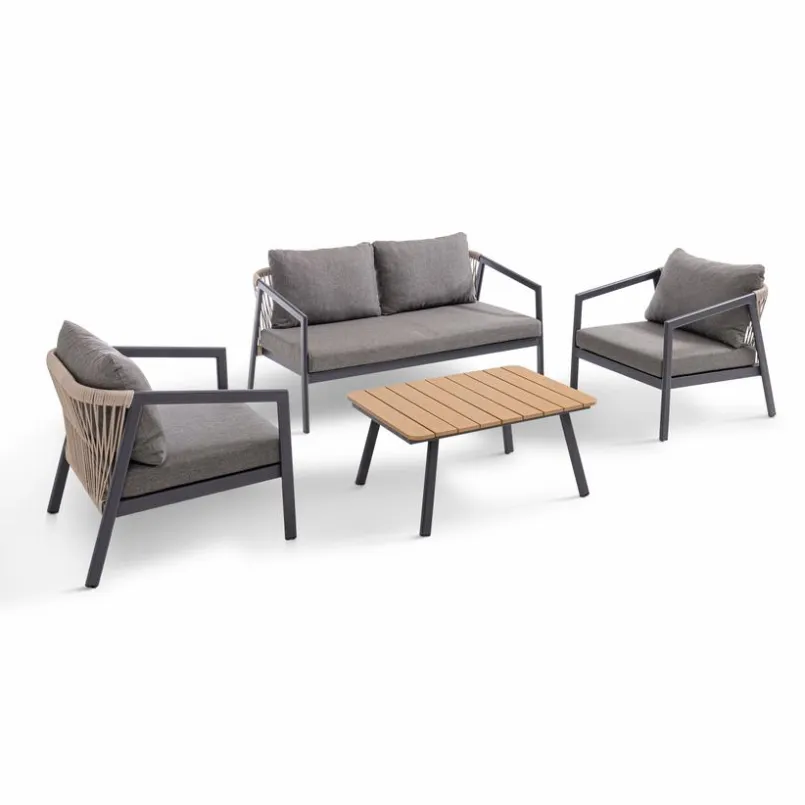 Loungemöbel-Sets| Loungemöbel-Set Trentino Dunkelgrau