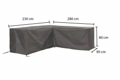 Schutzhüllen|Winza Outdoor Covers Lounge-Schutzhülle 230 x 80 x 280 cm Grau
