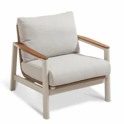 Loungesessel|Segarda Loungesessel Gestell aus Aluminium in Beige
