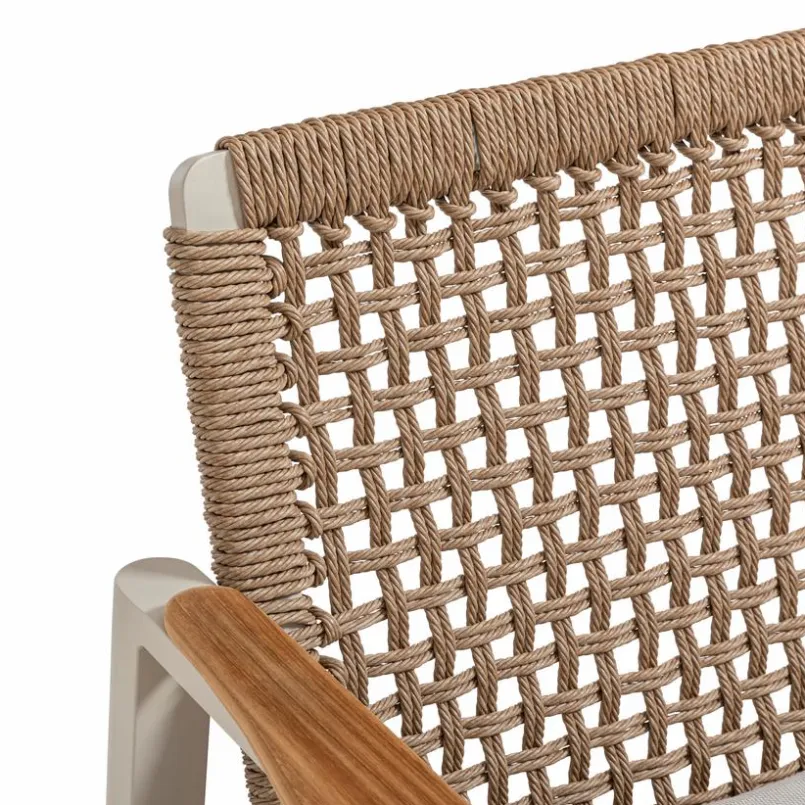 Loungesessel|Segarda Loungesessel Gestell aus Aluminium in Beige