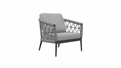 Segarda Loungesessel-Lounge-Sessel Muses Classic Silber