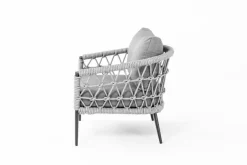 Segarda Loungesessel-Lounge-Sessel Muses Classic Silber