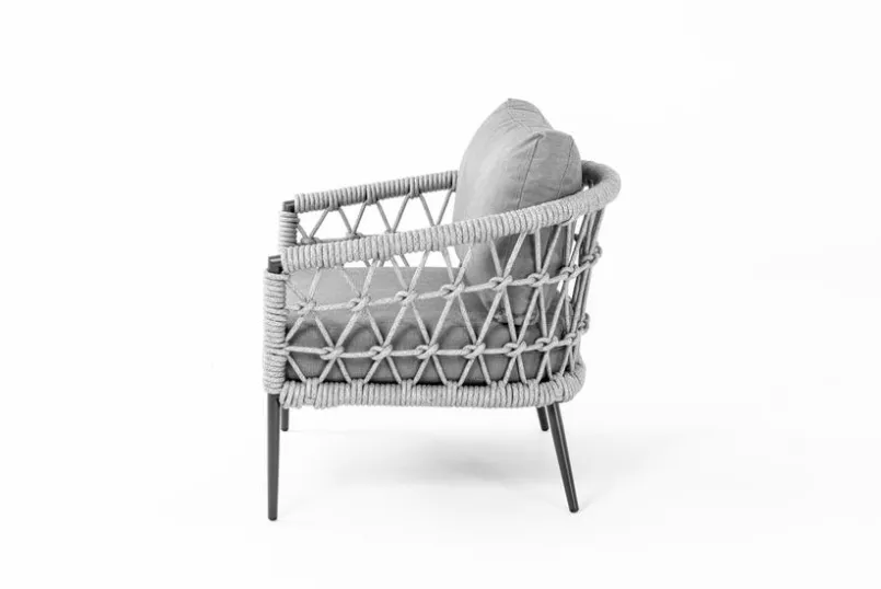 Segarda Loungesessel-Lounge-Sessel Muses Classic Silber