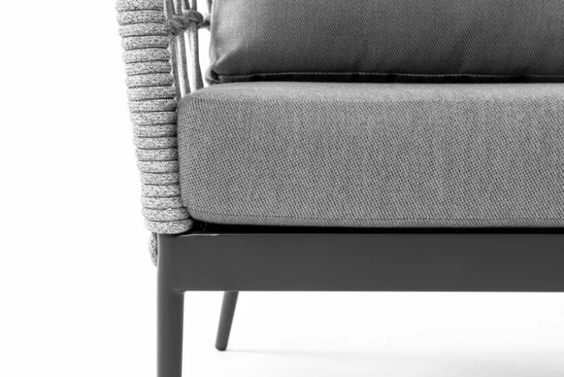 Segarda Loungesessel-Lounge-Sessel Muses Classic Silber