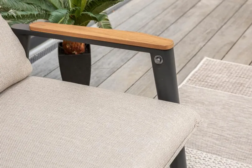 Gartenstühle|Gartensessel-Lounge-Sessel Salines Natur / Beige