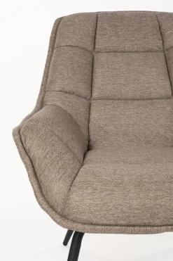Sessel|Zuiver Loungesessel Thomas Brown Braun