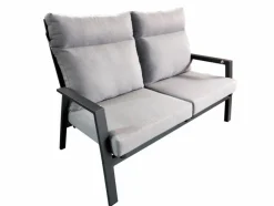 Gartensofas|Loungesofas| Lounge-Sofa Deluxe Lounge Alu Hellgrau