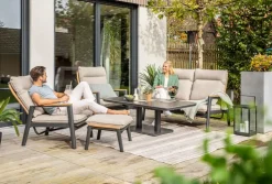 Gartenstühle|Gartensessel| Lounge-Sofa Salines 2-Sitzer Natur / Beige