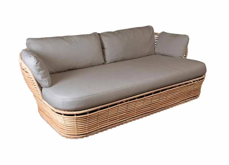 Cane-line Gartensofas|Loungesofas-Loungesofa Basket Beige