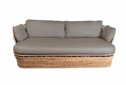 Cane-line Gartensofas|Loungesofas-Loungesofa Basket Beige