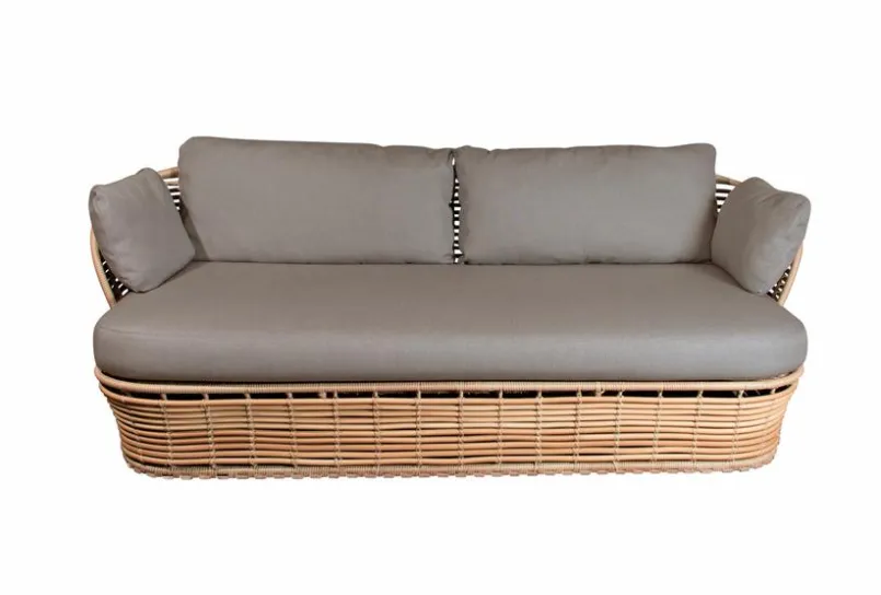 Cane-line Gartensofas|Loungesofas-Loungesofa Basket Beige