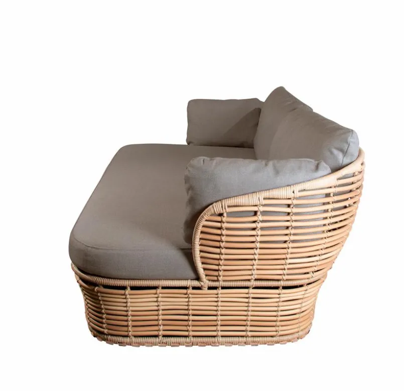 Cane-line Gartensofas|Loungesofas-Loungesofa Basket Beige