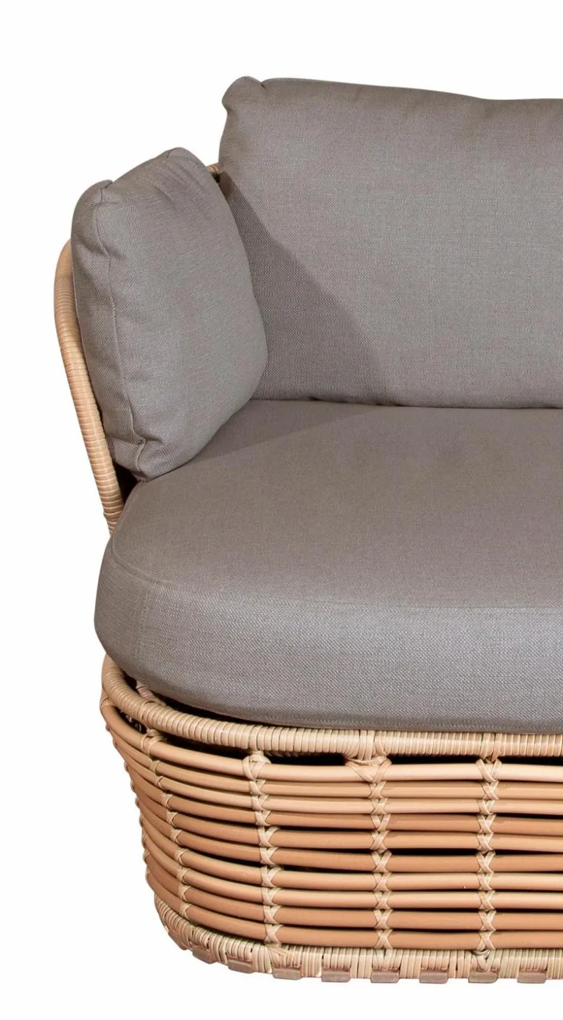 Cane-line Gartensofas|Loungesofas-Loungesofa Basket Beige