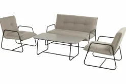 Gartensofas|Loungesofas|SCHÖNER WOHNEN-Kollektion Lounge-Sofa Fontein Carbon