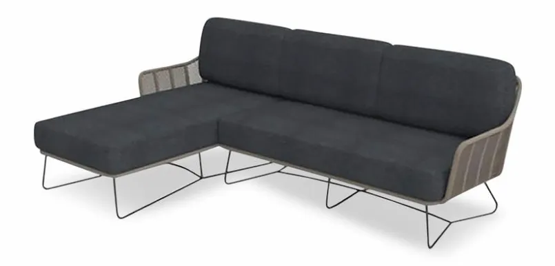 idyl Gartensofas|Loungesofas-Loungesofa Kjekk Schwarz