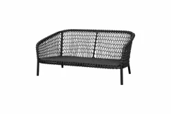 Gartensofas|Loungesofas|Cane-line Lounge-Sofa Ocean 2-Sitzer Schwarz