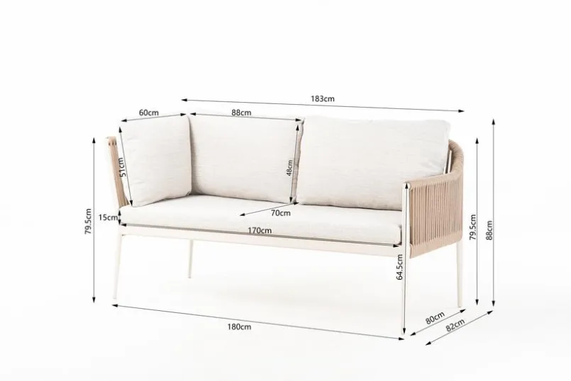 Loungesofa Pescara< Clearance