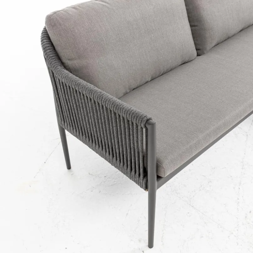Loungemöbel-Sets| Loungesofa Pescara Anthrazit / Grau