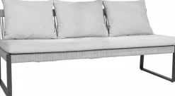 Stern Loungemöbel-Sets-Lounge-Sofa Tammo 3-Sitzer Perlgrau