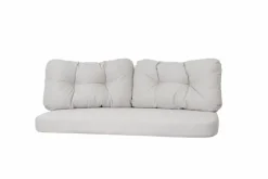 Cane-line Gartenbank-Auflagen-Loungesofa-Kissensatz Ocean 2-Sitzer Hellgrau