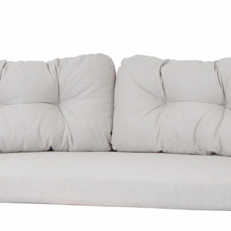 Cane-line Gartenbank-Auflagen-Loungesofa-Kissensatz Ocean 2-Sitzer Hellgrau