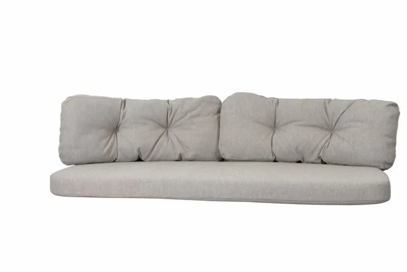Cane-line Gartenbank-Auflagen-Loungesofa-Kissensatz Ocean 3-Sitzer Light Brown