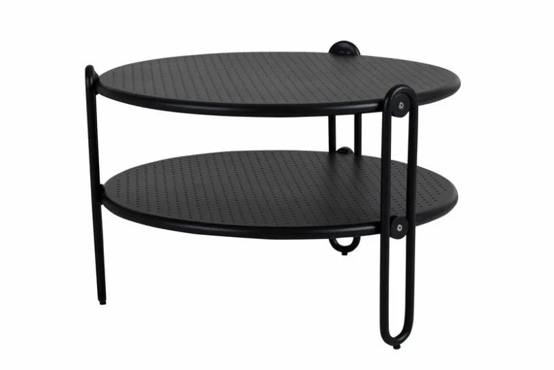 Brafab Loungetische-Loungetisch Blixt 65 x 65 cm Schwarz