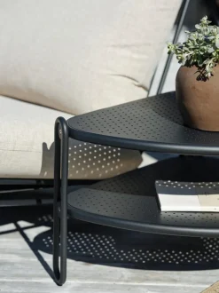 Brafab Loungetische-Loungetisch Blixt 65 x 65 cm Schwarz