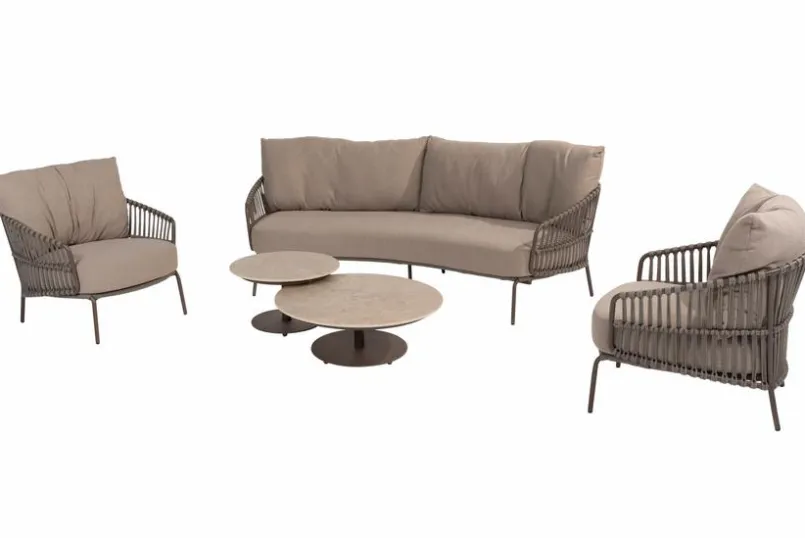 4 SEASONS OUTDOOR Loungetische-Loungetisch Boaz Ø 60 cm Terre