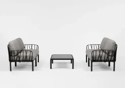 Loungetische|Nardi Loungetisch Komodo 5 70 x 70 cm Anthrazit