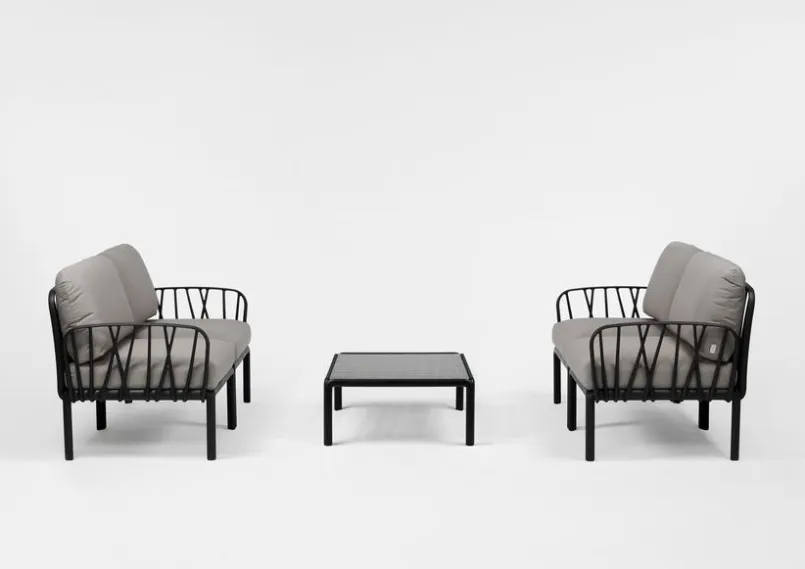 Loungetische|Nardi Loungetisch Komodo 5 70 x 70 cm Anthrazit