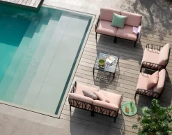 Loungetische|Nardi Loungetisch Komodo 5 70 x 70 cm Anthrazit