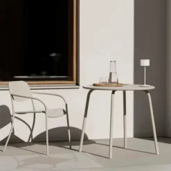 blomus Loungetische-Loungetisch Yua Ø 80 cm Granitgrau
