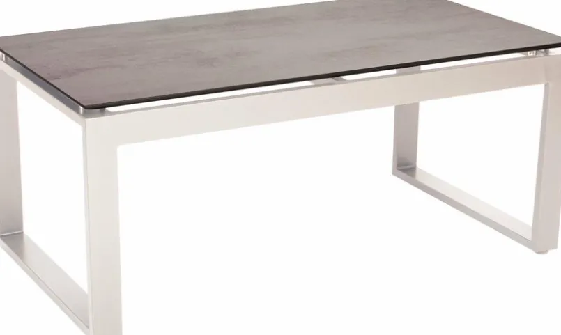 Loungetische|Balkontische|Stern Loungetisch Allround New Holly 110x60cm Zement hell